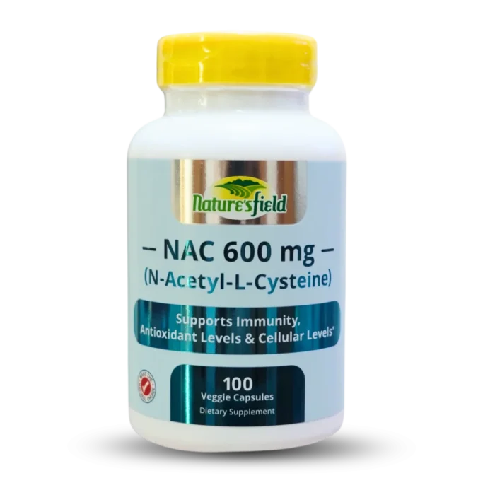 NAC 600mg (N-Acetyl-L-Cysteine) 100 Nature's field