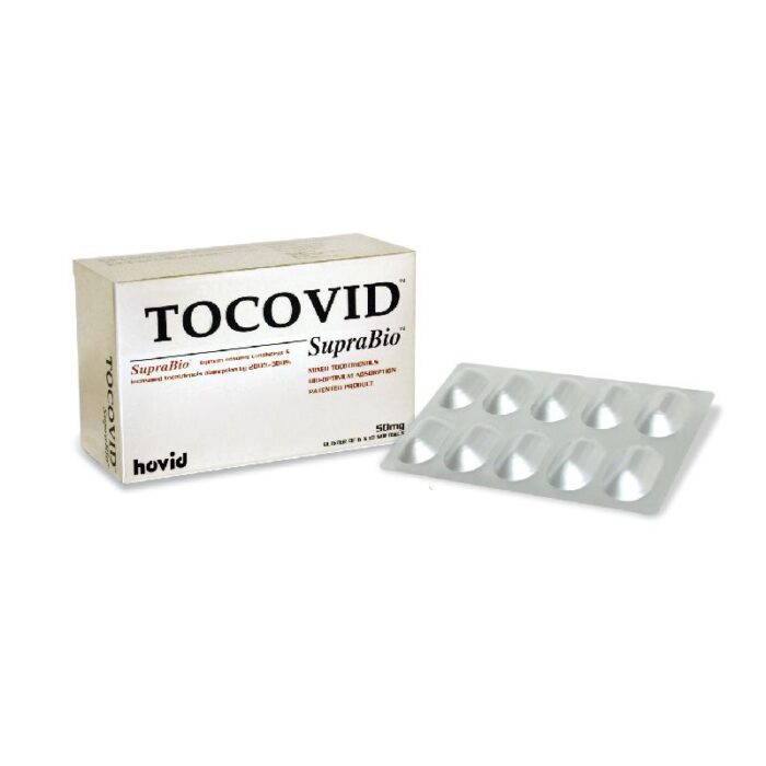 Tocovid-SupraBio-50mg-Soft-Gel Tocovid® SupraBio 50mg – HOVID x60 Capsules – HOVID Pharma